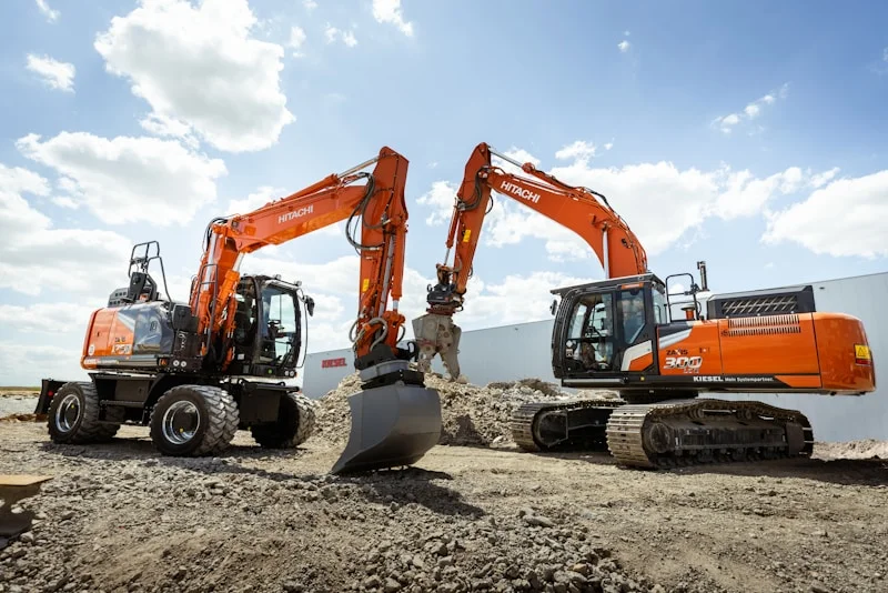 Kanalbau und Rohrleitungen auf der Baustelle